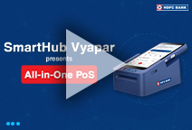 SmartHub Vyapar presents All-in-One PoS | HDFC Bank